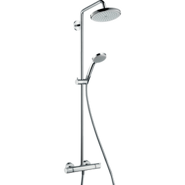 Душевая система Hansgrohe Croma 220 Showerpipe с термостатом 27185000 - фото, отзывы, цена