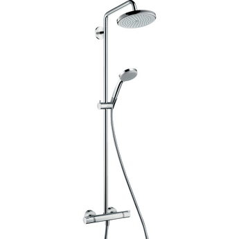 Душевая система Hansgrohe Croma 220 Showerpipe с термостатом 27185000 - фото, отзывы, цена