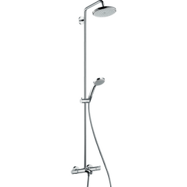Душевая система Hansgrohe Croma 220 Showerpipe с термостатом 27223000 - фото, отзывы, цена