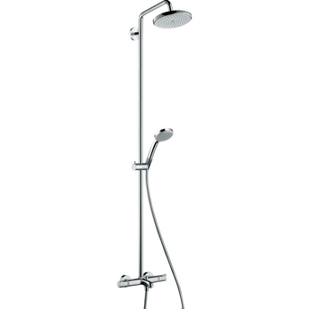 Душевая система Hansgrohe Croma 220 Showerpipe с термостатом 27223000 - фото, отзывы, цена