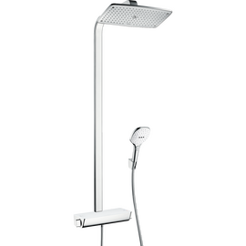 Душевая система Hansgrohe Raindance Select E 360 Showerpipe с термостатом, белый/хром 27112400 - фото, отзывы, цена