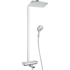 Душевая система Hansgrohe Raindance Select E 360 Showerpipe с термостатом для ванны, хром 27113000 - фото, отзывы, цена