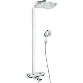 Душевая система Hansgrohe Raindance Select E 360 Showerpipe с термостатом для ванны, хром 27113000 - фото, отзывы, цена