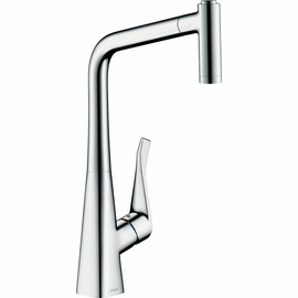 Смеситель Hansgrohe Metris для кухонной мойки 14820000 - фото, отзывы, цена
