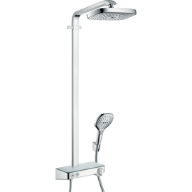 Душевая система Hansgrohe Raindance Select E 300 2jet Showerpipe с термостатом, хром 27126000 - фото, отзывы, цена