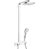 Душевая система Hansgrohe Raindance Select E 300 2jet Showerpipe с термостатом, белый/хром 27126400 - фото, отзывы, цена