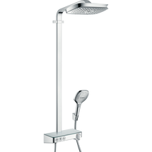 Душевая система Hansgrohe Raindance Select E 300 3jet Showerpipe с термостатом, хром 27127000 - фото, отзывы, цена
