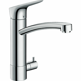 Смеситель Hansgrohe Logis для кухонной мойки с запорным вентилем для посудомоечной машины 71834000 - фото, отзывы, цена