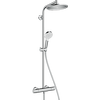 Душевая система Hansgrohe Crometta S 240 1jet Showerpipe EcoSmart с термостатом 27268000 - фото, отзывы, цена