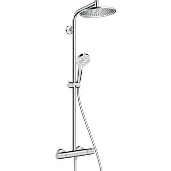 Душевая система Hansgrohe Crometta S 240 1jet Showerpipe с термостатом, хром 27267000 - фото, отзывы, цена