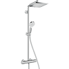 Душевая система Hansgrohe Crometta Е 240 1jet Showerpipe с термостатом 27271000 - фото, отзывы, цена