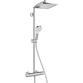 Душевая система Hansgrohe Crometta Е 240 1jet Showerpipe с термостатом 27271000 - фото, отзывы, цена