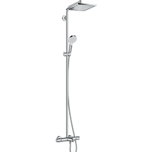Душевая система Hansgrohe Crometta E 240 1jet Showerpipe с термостатом 27298000 - фото, отзывы, цена