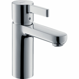 Смеситель Hansgrohe Metris S для раковины со сливным гарнитуром, хром 31060000 - фото, отзывы, цена