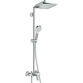 Душевая система Hansgrohe Crometta E 240 1jet Showerpipe 27284000 - фото, отзывы, цена