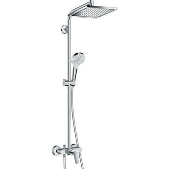 Душевая система Hansgrohe Crometta E 240 1jet Showerpipe 27284000 - фото, отзывы, цена