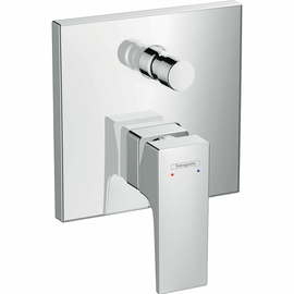 Смеситель Hansgrohe Metropol для ванны настенный скрытый с рычаговой рукояткой, хром 32545000 - фото, отзывы, цена