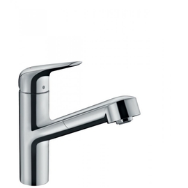 Смеситель для кухни Hansgrohe Focus M42, однорычажный с вытяжным изливом 71814000 - фото, отзывы, цена