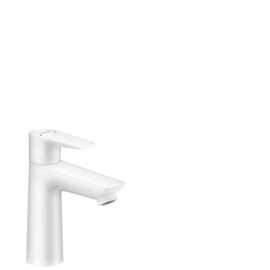 Смеситель Hansgrohe Talis E для раковины 110, однорычажный, со сливным гарнитуром, матовый белый 71710700 - фото, отзывы, цена