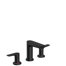 Смеситель Hansgrohe Talis E для раковины, на 3 отверстия, со сливным гарнитуром, матовый черный 71733670 - фото, отзывы, цена