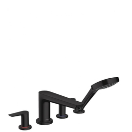 Смеситель Hansgrohe Talis E на край ванны, на 4 отверстия, матовый черный 71748670 - фото, отзывы, цена