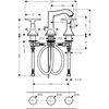 Смеситель Hansgrohe Metropol Classic для раковины 31306000 - фото, отзывы, цена