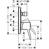 Смеситель Hansgrohe Metropol Classic для ванны 31345000 - фото, отзывы, цена