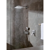 Смеситель Hansgrohe Metropol для ванны настенный скрытый с рычаговой рукояткой, хром 32545000 - фото, отзывы, цена