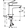 Смеситель для раковины Hansgrohe Talis E со сливным клапаном push-open, хром 71711000 - фото, отзывы, цена