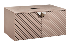 Тумба под раковину Runo Андорра 85, подвесная, кашемир серый/дуб какао - фото, отзывы, цена