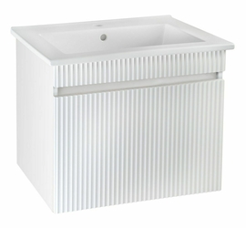 Тумба Runo Модена 75 с раковиной Kirovit Оскар 75, белая - фото, отзывы, цена