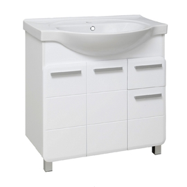 Тумба Runo Эрика 80 с раковиной Cersanit Erica 80, белая - фото, отзывы, цена