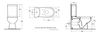 Унитаз-компакт Керамин Женева Нова, у/в, двухрежимный, сиденье дюропласт, Soft Close - фото, отзывы, цена