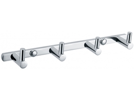 Планка с 4-мя крючками Хром KAISER H0004 Chrome - фото, отзывы, цена