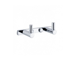 Планка с 2-мя крючками Хром KAISER H0002 Chrome - фото, отзывы, цена