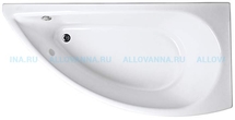 Акриловая ванна 1Marka Piccolo 150х75 правая - фото, отзывы, цена