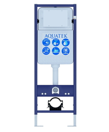 Инсталляция для подвесного унитаза Aquatek INS-0000017 - фото, отзывы, цена