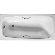 Ванна чугунная Классик 150х70 с отверстиями под ручки - фото, отзывы, цена