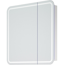 Зеркальный шкаф Corozo Алабама 80/С SD-00000902 с подсветкой Белый - фото, отзывы, цена