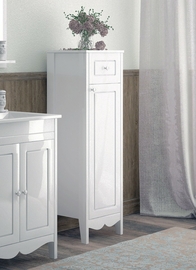 Шкаф-пенал Corozo Блюз 39, белый - фото, отзывы, цена