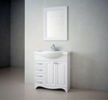 Зеркало Corozo Классика 80 универсальное, белое - фото, отзывы, цена