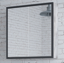 Зеркальный шкаф Corozo Айрон 70, черный/антик, SD-00000280 - фото, отзывы, цена