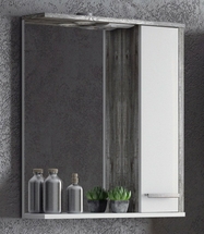 Зеркало-шкаф Corozo Лорена 75/С, антик/белое - фото, отзывы, цена