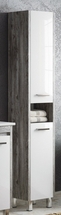 Шкаф-пенал Corozo Лорена 35, антик/белый - фото, отзывы, цена
