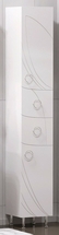 Шкаф-пенал Corozo Ультра Флора 30, белый - фото, отзывы, цена