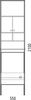 Стойка Corozo Комфорт 55, белая - фото, отзывы, цена