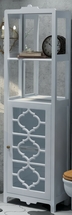 Шкаф-пенал Corozo Манойр 50, белый - фото, отзывы, цена