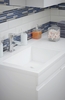Шкаф-пенал напольный Corozo Альтаир 35 универсальный, белый - фото, отзывы, цена