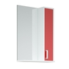 Зеркало-шкаф Corozo Колор 50 красное/белое - фото, отзывы, цена