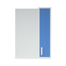 Зеркало-шкаф Corozo Колор 50 синее/белое - фото, отзывы, цена